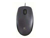 Logitech Mouse M90, Beidhändig, Optisch, USB Typ-A, 1000 DPI, Grau