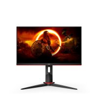 AOC G2 Q24G2A/BK, 60,5 cm (23.8"), 2560 x 1440 Pixel, Quad HD, LCD, 4 ms, Schwarz, Rot