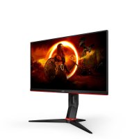 AOC G2 Q24G2A/BK, 60,5 cm (23.8"), 2560 x 1440 Pixel, Quad HD, LCD, 4 ms, Schwarz, Rot