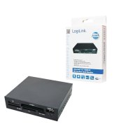 LogiLink CR0012, Schwarz, 3.5 Zoll, 480 Mbit/s, USB 2.0