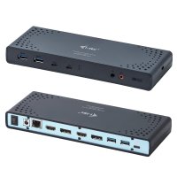 i-tec USB 3.0 / USB-C / Thunderbolt 3 Dual Display Docking Station + Power Delivery 65W, Kabelgebunden, USB 3.2 Gen 1 (3.1 Gen 1) Type-C, 65 W, 3,5 mm, 10,100,1000 Mbit/s, Schwarz, Türkis