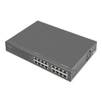 DIGITUS 8-Port Gigabit Ethernet PoE Injektor, 802.3bt, 250 W