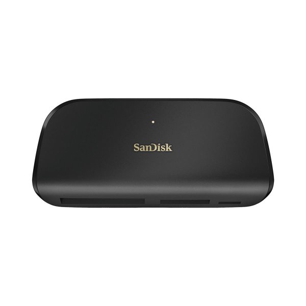 SanDisk ImageMate PRO USB-C, CF, MicroSD (TransFlash), MicroSDHC, MicroSDXC, SD, SDHC, SDXC, Schwarz, 312 Mbit/s, Windows, MacOS, USB 3.2 Gen 1 (3.1 Gen 1) Type-C, 123 mm