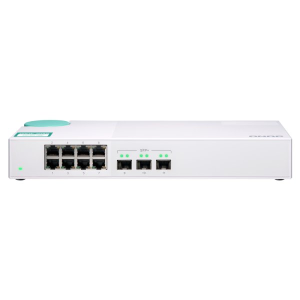 QNAP QSW-308S, Unmanaged, Gigabit Ethernet (10/100/1000)