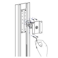 Ergotron Track Mount Bracket Kit, Aluminium, Aluminium