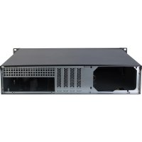 Inter-Tech 2U-2098-SK, Rack, Server, Schwarz, micro ATX, Mini-ITX, Stahl, 2U