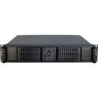 Inter-Tech 2U-2098-SK, Rack, Server, Schwarz, micro ATX, Mini-ITX, Stahl, 2U