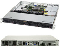 Supermicro SuperServer 5019P-MR, Intel® C621, LGA 3647 (Socket P), Intel® Xeon®, DDR4-SDRAM, 768 GB, 192 GB