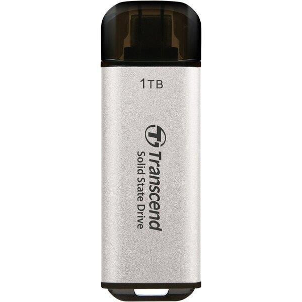 Transcend ESD300, 1 TB, USB Typ-C, 1050 MB/s, 10 Gbit/s, Silber