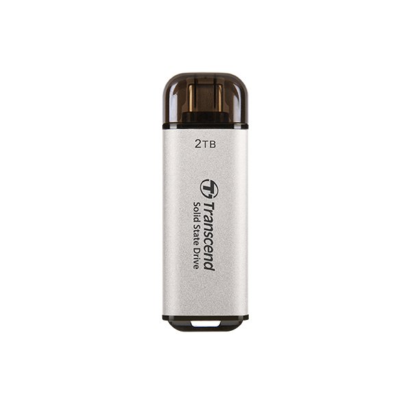 Transcend ESD300, 2 TB, USB Typ-C, 1050 MB/s, 10 Gbit/s, Silber