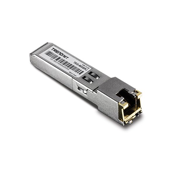 TRENDnet TEG-MGBRJ, 1250 Mbit/s, SFP, 100 m, IEEE 802.3, IEEE 802.3ab, IEEE 802.3z, Aluminium, Metall