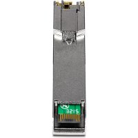 TRENDnet TEG-MGBRJ, 1250 Mbit/s, SFP, 100 m, IEEE 802.3, IEEE 802.3ab, IEEE 802.3z, Aluminium, Metall