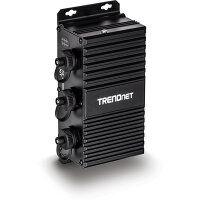 TRENDnet TI-EU120, Gigabit Ethernet, Schwarz, 15,4 W, -40...