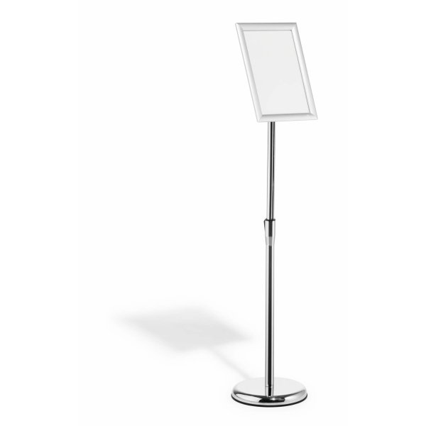 Durable 479823, Informationsstand, A4, Aluminium, Kunststoff, Stahl, Silber, Horizontal/Vertical, 1205 mm