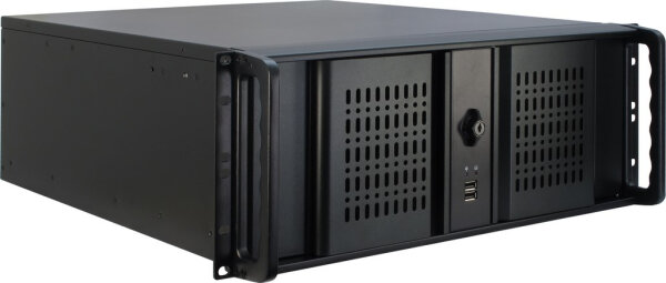 Inter-Tech 4U-4098-S, Rack, Server, Schwarz, ATX, micro ATX, Mini-ITX, Stahl, 4U