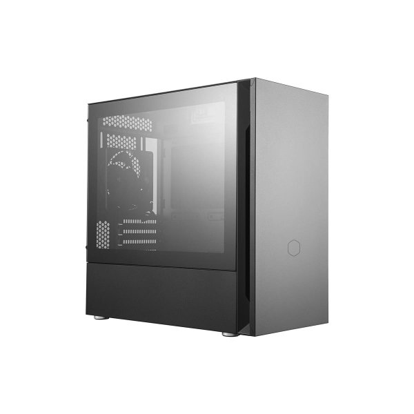 Cooler Master Silencio S400, Mini Tower, PC, Schwarz, micro ATX, Mini-ITX, Kunststoff, Stahl, Gehärtetes Glas, 16,6 cm