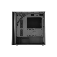 Cooler Master Silencio S400, Mini Tower, PC, Schwarz, micro ATX, Mini-ITX, Kunststoff, Stahl, Gehärtetes Glas, 16,6 cm