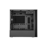 Cooler Master Silencio S400, Mini Tower, PC, Schwarz, micro ATX, Mini-ITX, Kunststoff, Stahl, Gehärtetes Glas, 16,6 cm