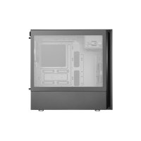 Cooler Master Silencio S600, Midi Tower, PC, Schwarz, ATX, micro ATX, Mini-ITX, Kunststoff, Stahl, Gehärtetes Glas, 16,6 cm