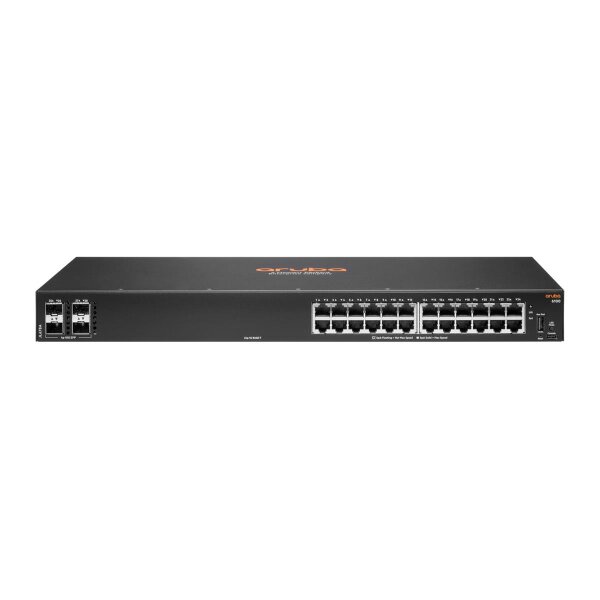 HPE 6100 24G 4SFP+, Managed, L3, Gigabit Ethernet (10/100/1000), Rack-Einbau, 1U