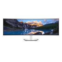 Dell UltraSharp U4924DW, 124,5 cm (49"), 5120 x 1440 Pixel, 5K Ultra HD, LCD, 14 ms, Schwarz, Silber