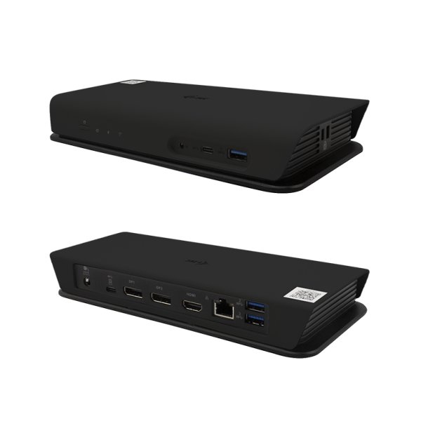 i-tec USB-C Smart Docking Station Triple Display + Power Delivery 65W, Kabelgebunden, USB 3.2 Gen 1 (3.1 Gen 1) Type-C, 65 W, 3,5 mm, 10,100,1000 Mbit/s, Schwarz