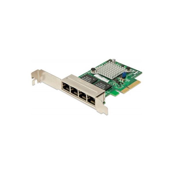 Supermicro AOC-SGP-I4, Eingebaut, Kabelgebunden, PCI Express, Ethernet, 1000 Mbit/s, Silber