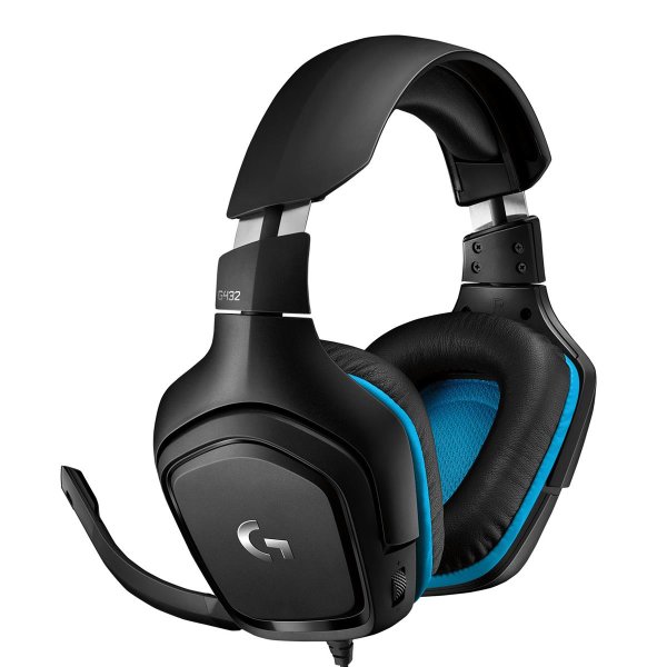 Logitech G G432, Kabelgebunden, Gaming, 20 - 20000 Hz, 280 g, Kopfhörer, Schwarz, Blau