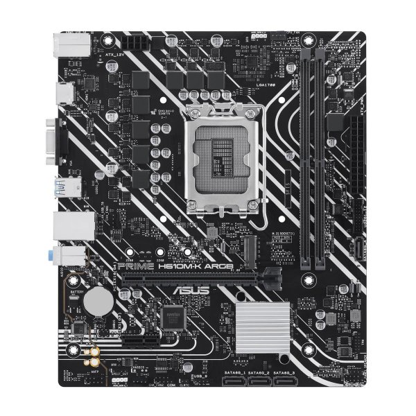 ASUS PRIME H610M-K ARGB, Intel, LGA 1700, Intel® Celeron®, Intel® Core™ i3, Intel® Core™ i5, Intel® Core™ i7, Intel® Core™ i9,..., DDR5-SDRAM, 96 GB, DIMM