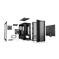 Be Quiet! Shadow Base 800 DX Black, Midi Tower, PC, Schwarz, ATX, EATX, micro ATX, Mini-ITX, Acrylnitril-Butadien-Styrol (ABS), Stahl, Gehärtetes Glas, Multi