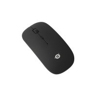 Conceptronic LORCAN01B Bluetooth-Maus mit 3 Tasten, Beidhändig, Optisch, Bluetooth, 1600 DPI, Schwarz