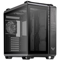 ASUS TUF Gaming GT502 PLUS, Midi Tower, PC, Schwarz, ATX, micro ATX, Mini-ITX, 16,3 cm, 40 cm