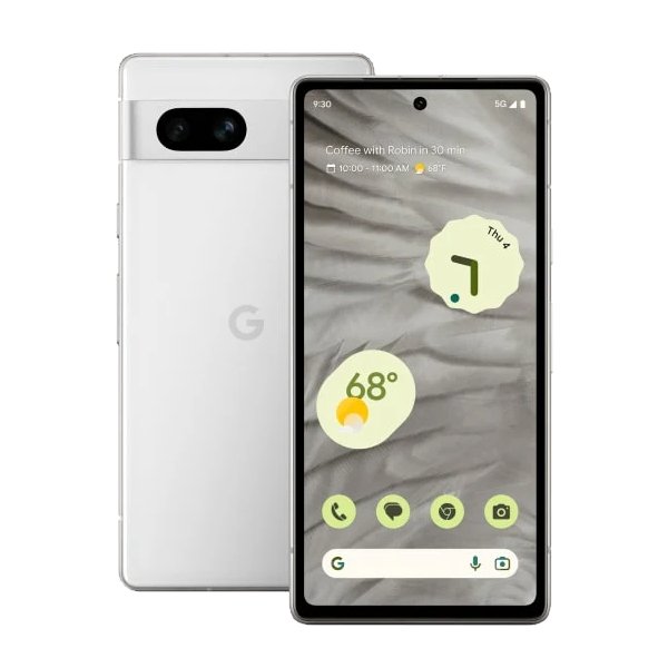 Google Pixel 7a , 15,5 cm (6.1"), 8 GB, 128 GB, 64 MP, Android 13, Weiß