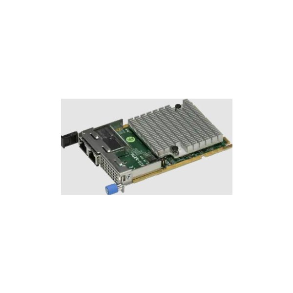 Supermicro AOC-ATG-B2TM-O, Eingebaut, Kabelgebunden, PCI Express, Ethernet / Fiber, 10000 Mbit/s, Grün, Grau