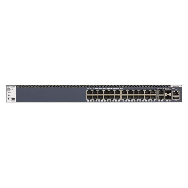 Netgear M4300-28G, Managed, L3, Gigabit Ethernet (10/100/1000), Rack-Einbau, 1U