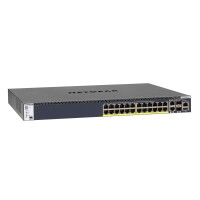 Netgear M4300-28G-PoE+(1000W)/US/EMEA, Managed, Gigabit Ethernet (10/100/1000), Power over Ethernet (PoE), 1U