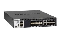 Netgear M4300-8X8F, Managed, L3, 10G Ethernet (100/1000/10000), Rack-Einbau, 1U