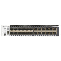 Netgear M4300-12X12F, Managed, L2/L3, 10G Ethernet (100/1000/10000), Rack-Einbau, 1U