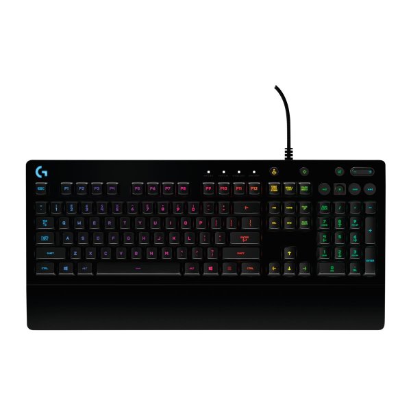 Logitech G G213 Prodigy, Volle Größe (100%), Kabelgebunden, USB, QWERTZ, RGB-LED, Schwarz