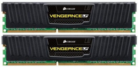 Corsair Vengeance, 8 GB, 2 x 4 GB, DDR3, 1600 MHz, 240-pin DIMM