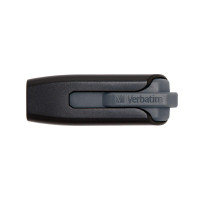 Verbatim V3 - USB 3.0-Stick 32 GB - Schwarz, 32 GB, USB Typ-A, 3.2 Gen 1 (3.1 Gen 1), 80 MB/s, Dia, Schwarz, Grau