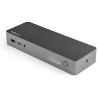 StarTech.com Universale Laptop Dockingstation, Hybrid USB-C & USB-A Dock, Dual 4K DP & HDMI, 100W PD, Mac / Windows / Chrome OS, 4x USB 5Gbps Hub, GbE, Kabelgebunden, USB 3.2 Gen 1 (3.1 Gen 1) Type-C, 3,5 mm, IEEE 802.3, IEEE 802.3ab, IEEE 802.3u, Schwarz