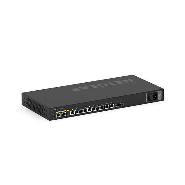 Netgear M4250-10G2F, Managed, L2/L3, Gigabit Ethernet (10/100/1000), Power over Ethernet (PoE), Rack-Einbau, 1U