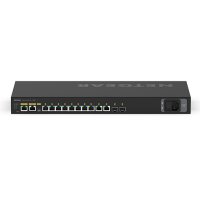 Netgear M4250-10G2F, Managed, L2/L3, Gigabit Ethernet (10/100/1000), Power over Ethernet (PoE), Rack-Einbau, 1U