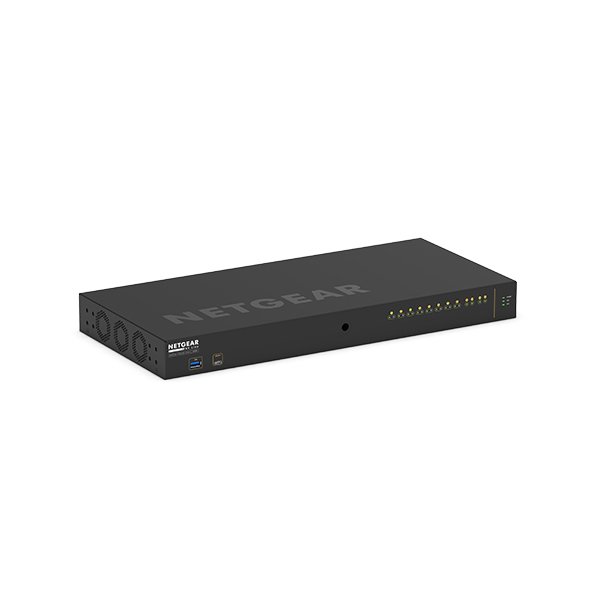 Netgear M4250-10G2XF-PoE+, Managed, L2/L3, Gigabit Ethernet (10/100/1000), Power over Ethernet (PoE), Rack-Einbau, 1U