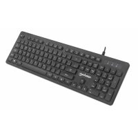 Manhattan Ultraflache USB-Gaming-Tastatur mit LEDs, 12...