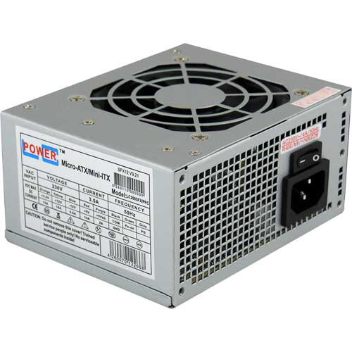 LC-Power LC300SFX V3.21, 285 W, 300 W, +12V,+3.3V,+5V, 18 A, 20 A, 15 A