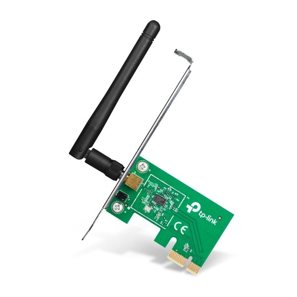 TP-LINK 150Mbit/s-WLAN-PCI-Express-Adapter, Eingebaut, Kabellos, PCI Express, WLAN, 150 Mbit/s, Grün