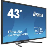 Iiyama ProLite X4373UHSU-B1, 108 cm (42.5"), 3840 x...