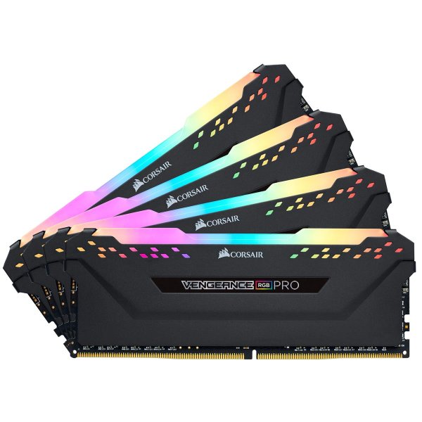 Corsair Vengeance CMW64GX4M4E3200C16, 64 GB, 4 x 16 GB, DDR4, 3200 MHz, 288-pin DIMM